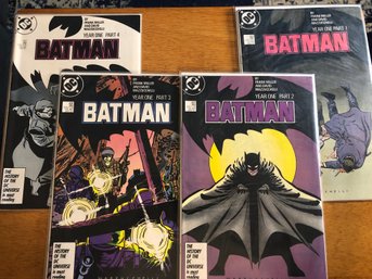 Batman: Year One (Part 1-4) Complete Set DC Comics 1987 Key Issues 404-407.   Lot 24