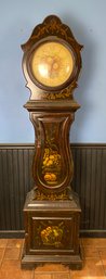 Pulaski Hand Painted Swedish Style Grandfather Clock