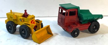 Vintage Matchbox Tractor & Dump Truck