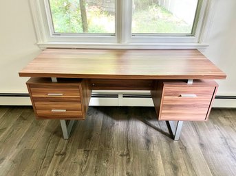 Computer Desk With Floating Desktop (Contents Not Included)