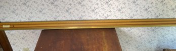 Antique Workmaster 6' Brass And Wood Ruler