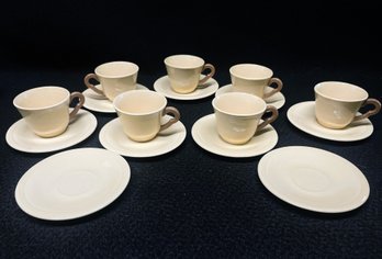 Edwin M. Knowles-Nine Saucers And Seven Cups
