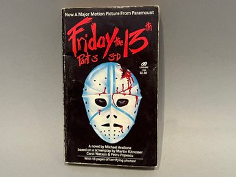 Friday The 13th Part 3 3-D 1982 Paperback Book