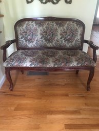 Beautiful Vintage Settee In Great Shape,very Clean & Strong & Sturdy