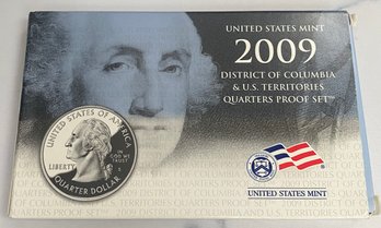 2009 United States Mint District Of Columbia And US Territories Quarter Proof Set