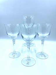 Vintage Austrian Crystal Goblets By Mikasa