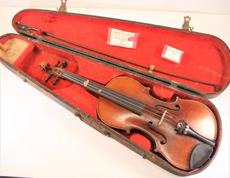 Antique Antonius Stradiuarius Cremona Faciebat Anno 1715 Violin In G. S. B. Case Violin Coffin Case