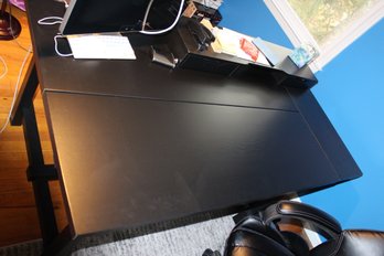 Black Ikea Table Desk W Extension 74x37x29.5