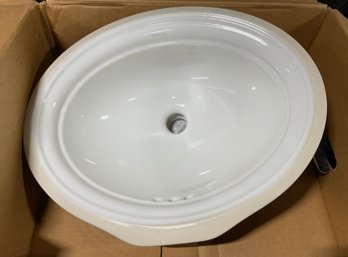 New Kohler White Under Counter Sink ~ Devonshire ~