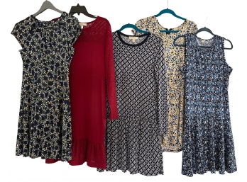 Fabulous Lot Of 5 MICHAEL KORS Dresses- SIZES SMALL & MEDIUM (some Labels Cut- See Pics)