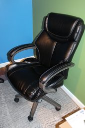Black Leather Office Chair 27x29x44