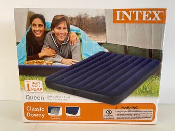 NIB Intex Queen Classic Downy Bed- 60x80x8-1/4'