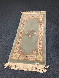 Green Floral Runner