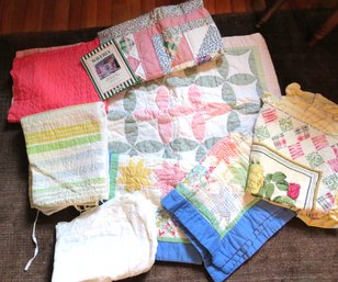 Large Lot Of Quilted Pillow Shams