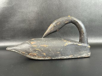 A Primitive Collectible Vintage/Antique Decoy: Black Swan