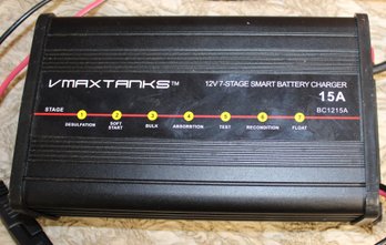 V-max Tanks 12volt 7-stage Smart Battery Charger