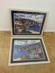 Pair Of New Framed Prints T C Chiu