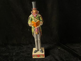 Jim Shore Christmas Man Caroler Figurine