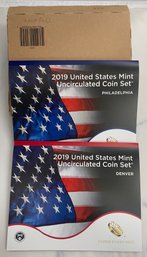 2019 United States Mint Uncirculated Coin Set Denver And Philadelphia