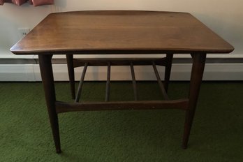 MCM Lipped Edge Side End Table - Matching Coffee Table Also Listed