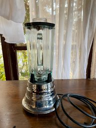 Vintage Waring Chrome & Glass Blender