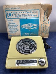 Vintage Lectro Ware Buffet Electric Range