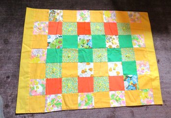 Hand Sewn Patchwork Quilt Topper