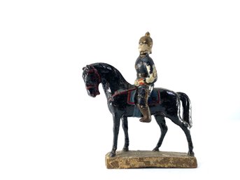 Antique - Lineol - Von Hindenburg On Horse