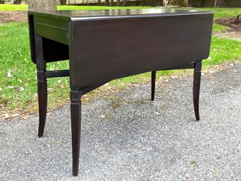 A Vintage Walnut Swivel Top Drop Leaf Table, 'Danbury,' By Charak Furniture Company, C. 1950's - Pads Too!