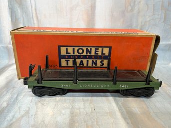 Lionel Automatic Lumber Car With Original Box