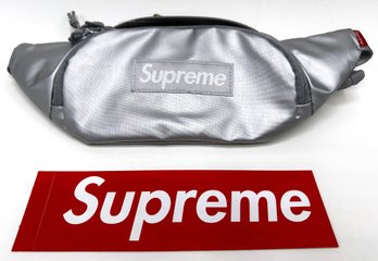 New Supreme Box Logo Waist Bag With Supreme Sticker