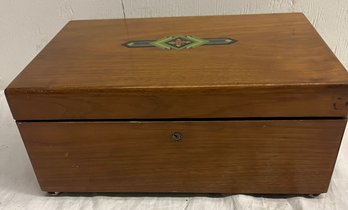 Antique Walnut Dresser Box
