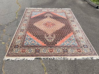 Stunning Handmade Wool Oriental Rug