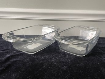 Pair Of Glass Baking Dishes