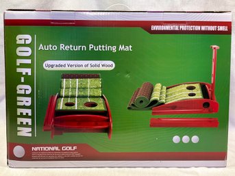 New - Golf Green Auto Return Putting Mat