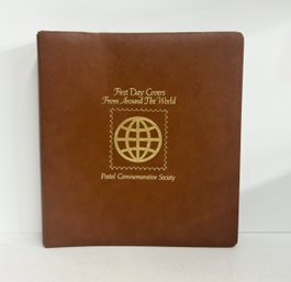 Postal Commemorative Society First Day Covers From Around The World Binder