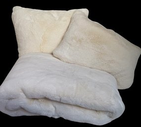 Magaschoni Plush Pillows & Plush Throw