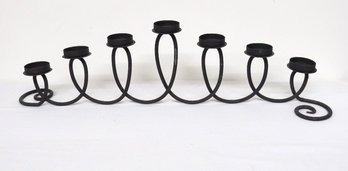 Decorative Wrought Iron 7 Candle Table Centerpiece