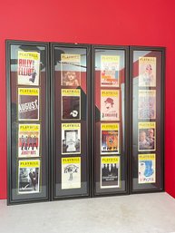 Four Panel Frames Of Broadway Playbill Programs - Jersey Boys, Les Mis, Phantom, Warhorse, Mama Mia
