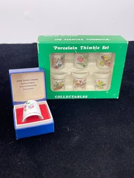 Set Of Ceramic Thimbles