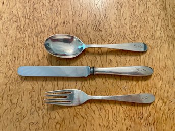Tiffany & Co Sterling Silver Youth Flatware Set
