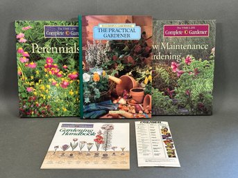 An Assortment Of Books On Gardening