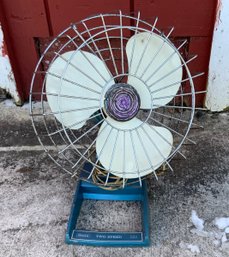 Vintage Sears 2 Speed Oscillating Fan ~ Model # 135.80060 ~