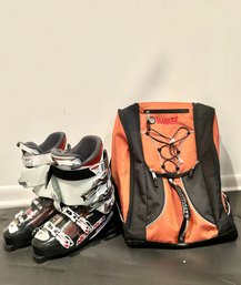 Nordica Speed Machine 100-110 Ski Boots 280-285 325mm Ski Boots And Marker Bag