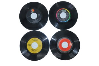 4 Vinyl Records 45RPM Including The Police & Johnny Nash