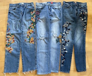 Jeans Lot Of 3- FREE PEOPLE. PILERO, DRIFTWOOD