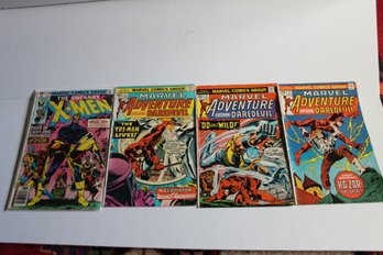 Lot Of 4 Vintage Marvel Comic Books