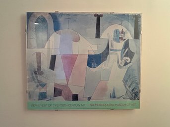 Paul Klee Landscape With Black Columns Print