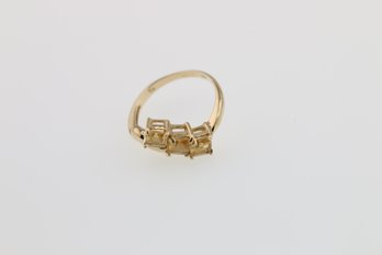 10k Yellow Gold Citrine Ring Size 7