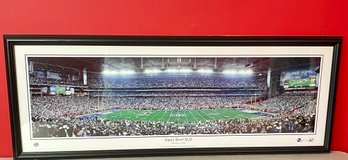 2008 Super Bowl XLII Rob Arra Collection Framed